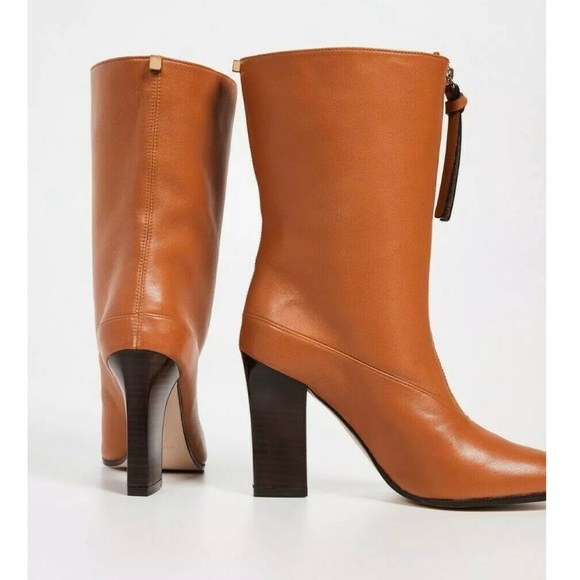 Stuart Weitzman Jett Leather Boots. Bridle, Size 5 - Picture 3 of 4